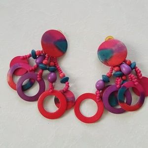 Costume jewelry, clip on earrings